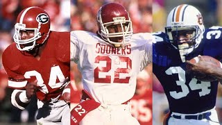 Bo Jackson Herschel Walker Marcus Dupree  3 Greats College Highlights HD [upl. by Ihdin]