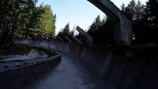 Biking the Sarajevo Olympic bobsled track [upl. by Boykins706]