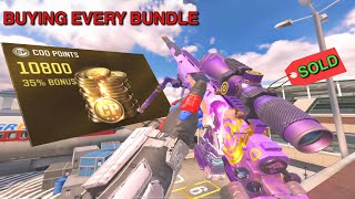 Buying EVERY SNIPER BUNDLE Available In Codm… Spending Spree [upl. by Ecirehc]