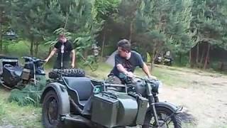 Czołowo Tygrys w akcji 3K750ural dnieprbmwмотоциклы на золото в ведущих [upl. by Crofton]