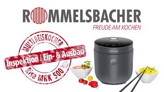 ROMMELSBACHER Tutorial ⚙️ Multi Reiskocher MRK 500 RISA 🍚 Kurzanleitung [upl. by Ardnak]