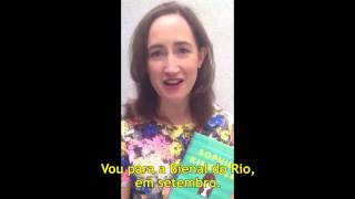 Sophie Kinsella fala sobre quotÀ Procura de Audreyquot [upl. by Nwatna]