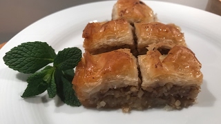 Baklava selber machen arabisches Rezept [upl. by Debora70]