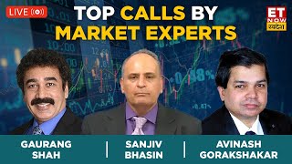 Share Market Updates Live  First Stocks Trade  Sanjiv Bhasin  Gaurang Shah  Avinash Gorakshakar [upl. by Crooks]