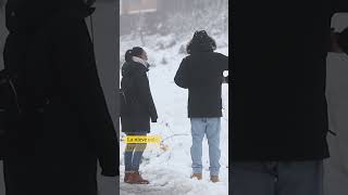 La nieve llega a buena parte del centro de España Ávila Segovia y Madrid teñidas de blanco [upl. by Doe864]