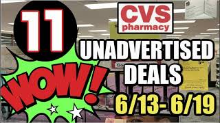 CVS UNADVERTISED DEALS 613  619 MUST 👀 DEAL UPDATES [upl. by Dragelin480]