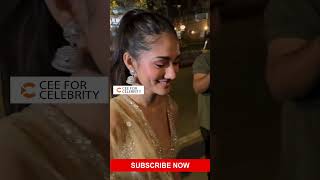 Srushti Porey arrives for Aaliyah Kashyap’s wedding celebrations in Juhu bollywood shorts [upl. by Aridatha470]