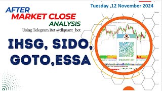 SIDOGOTOESSA  After Market Close Analysis  12 November 2024 [upl. by Ahsino]