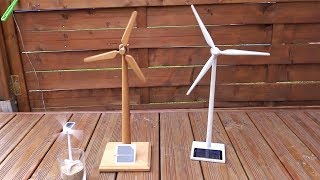 Windrad Modell Sammlung Solar Windmill model collection Solar PowerWind [upl. by Nahta528]