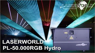 Laserworld PL50000RGB Hydro product video  Laserworld [upl. by Nolahs]