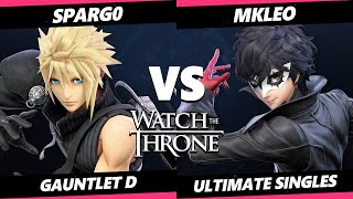 WTT 2023  Spargo Cloud Vs MkLeo Joker Smash Ultimate  SSBU [upl. by Spragens]