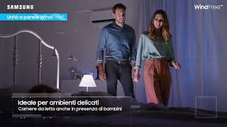 Unità a parete Samsung WindFree™ Per un risveglio fresco e riposato nel massimo comfort [upl. by Illyes]