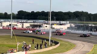 Toni Breidinger gets wrecked and ARCA Braked at IRP [upl. by Neville]