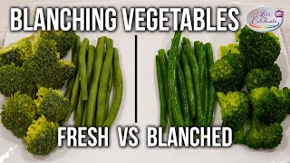 How to Blanch Fresh Vegetables  Basic Kitchen Skills [upl. by Nivla]