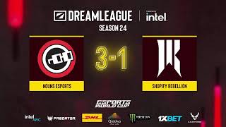 LIVE Shopify Rebellion vs Nouns Esports  DreamLeague Season 24 Closed Qualifiers [upl. by Postman358]