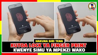 SIRI YAFICHUKANJIA RAHISI YA KUTOA LOKI YA FINGER PRINT KWENYE SIMU YA MPENZI WAKO BILA YEYE KUJUA [upl. by Doss77]