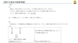 種子の遺伝の練習問題 【高校生物】 [upl. by Salkin]