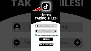 Tiktok Aktif Takipçi Kasma Günde 10000 Takipçi [upl. by Urbana]