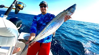 HOW TO MAKE A STINGER RIG  Destin Florida FISHING  Offshore Fishing  HOW TO CATCH KING MACKEREL [upl. by Rolyab]