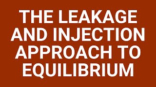 Injections and leakages approach to determining equilibrium income [upl. by Eadmund]