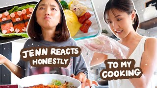 Jenn Reacts Honestly to My Cooking [upl. by Marceau]