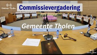 Vergadering Commissie Bestuurszaken  25 september 2024  Omroep Tholen [upl. by Paloma109]