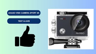 AKASO V50X CAMERA SPORT 4K  AVIS ET TEST [upl. by Hamann]