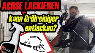 Kann der GRILLREINIGER meine ACHSE entlacken Wir testen den CHASSISLACK vom KorrosionsschutzDepot [upl. by Xaviera12]