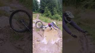 How to survive morzine in the wetvlog is live now 😄 mtb france funny [upl. by Ahsetra826]