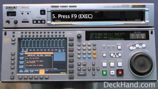 How to Change System Frequency on Sony SRW5500 [upl. by Hatti996]