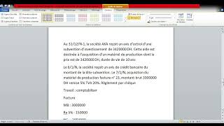 Comptabilité approfondie  immobilisations acquises au moyen de subventions dinvestissement TP [upl. by Huntingdon463]