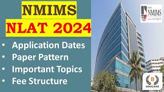 All About NMIMSLAT NLAT 2024  NMIMS Law Entrance Exam Narsee Monjee BABBA LLB Entrance nmims [upl. by Bina]