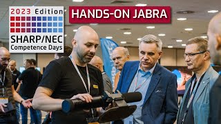 Eksperci Jabra doradzają dobór urządzeń do wideokonferencji  Hands ON  SharpNEC Competence Days [upl. by Yatnahc184]