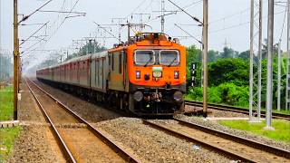 Dangerous High Speed Actions  Amrit Bharat livery WAP7 Rajdhani Exp  Duronto Exp  Karmabhumi Exp [upl. by Lal]