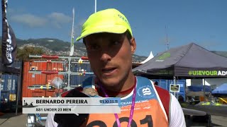 Bernardo PEREIRA Portugal SS1 U23 Mens silver interview  2024 ICF CanoeKayak Surf SkiOcean Racin [upl. by Streeto]