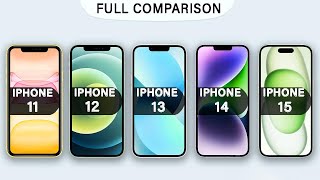 iPhone 11 Vs iPhone 12 Vs iPhone 13 Vs iPhone 14 Vs iPhone15 Review in 2024 [upl. by Vala]