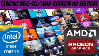 Games on lenovo b5070  amd radeon hd 8500m  i5 4210u [upl. by Esiahc]