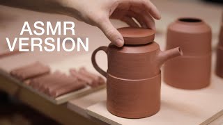 How to Make a Handmade Pottery Teapot — ASMR Version [upl. by Carlstrom]