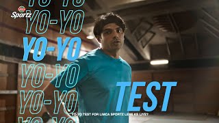 Neeraj Chopra takes Yo–Yo Test for Limca Sportz  ICC Men’s Cricket World Cup 2023 [upl. by Hedy]