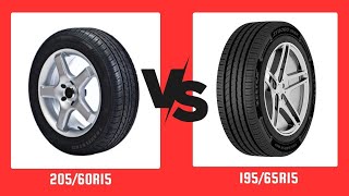 Tire Size 20560R15 vs 19565R15 [upl. by Brunhilda]