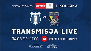 LIVE PogońSokół Lubaczów  Podhale Nowy Targ  BETCLIC 3 LIGA [upl. by Basham]