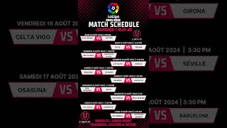 LA LIGA CALENDRIER 20242025 mediasenlignemarielormuaka copaamerica football [upl. by Aihsoj]