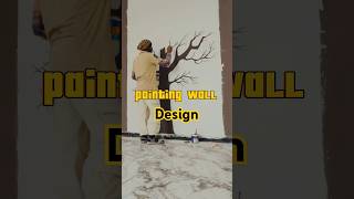 Painting wall design painting trending interiordesign homedecor trendingshorts foryou [upl. by Leonardi]