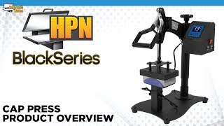 HPN Black Series Cap Press Heat Transfer Machine  HeatPressNationcom [upl. by Vashtia]