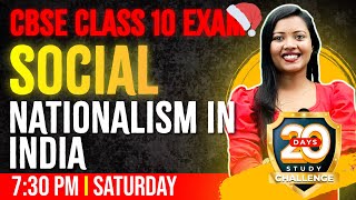 CBSE CLASS 10 SOCIAL SCIENCE  NATIONALISM IN INDIA  FULL CHAPTER  EXAM WINNER CBSE 10 [upl. by Attenwahs]