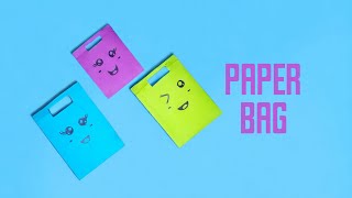 Cute Paper Bag  Gift Bag Making With Paper  How To Make Paper Bag  School Craft  Crafty Habits [upl. by Rriocard]