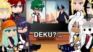 Pro heroes react to No one says anything to Deku  mhabnha  Gacha Club  Life  MY AU [upl. by Adnomar42]