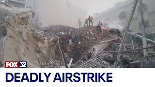 Israel blamed for deadly airstrike that hit Irans consular building in Syria [upl. by Keisling]