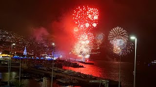 New Years Eve in Madeira 2022 2023  Show of Fireworks from Pestana CR7 [upl. by Reo]