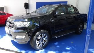 2017 Ford Ranger Double Cabin Wildtrak 32 TDCi  Exterior  Interior  Automobile Barcelona 2017 [upl. by Barde]